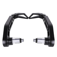 Load image into Gallery viewer, Pair Aluminum Alloy Motorcycle Brake Clutch Levers Guard Protector Modification Anti-Fall Horn Brakes Hand Guard Bow Protection Rods