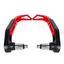 Load image into Gallery viewer, Pair Aluminum Alloy Motorcycle Brake Clutch Levers Guard Protector Modification Anti-Fall Horn Brakes Hand Guard Bow Protection Rods