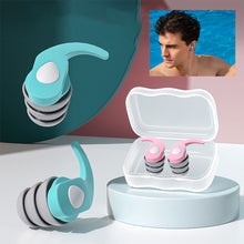 Load image into Gallery viewer, Silicone Noise Reduction Earplugs Reusable Outdoor Filter Anti-Noise Earplugs Comfortable Washable Sleeping Earplugs
