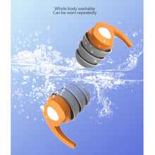 Load image into Gallery viewer, Silicone Noise Reduction Earplugs Reusable Outdoor Filter Anti-Noise Earplugs Comfortable Washable Sleeping Earplugs