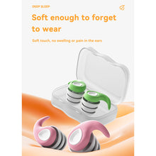 Load image into Gallery viewer, Three Layer Silicone Noise Reduction Earplugs Soft Comfortable Sound Insulation Sleeping Earplugs for Adults Children