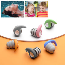 Load image into Gallery viewer, Three Layer Silicone Noise Reduction Earplugs Soft Comfortable Sound Insulation Sleeping Earplugs for Adults Children