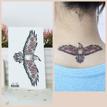 Load image into Gallery viewer, Waterproof Fresh Tattoo Sticker Black White Solid Cartoon Animal Tattoo Sticker Creative Body Art Tattoo Sticker