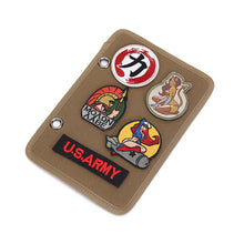 Load image into Gallery viewer, Self-Adhesive Cloth Organizer Board Tactical Badge Storage Book Army Fan Epaulette Badge Morale Badge Display Board