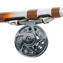 Load image into Gallery viewer, 1PC All Metal Front Wheel Base Removed Modified Live Fish Buckle Release Power Fly Fishing Wheel Rod Modified Fishing Equipment