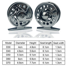 Load image into Gallery viewer, 1PC All Metal Front Wheel Base Removed Modified Live Fish Buckle Release Power Fly Fishing Wheel Rod Modified Fishing Equipment