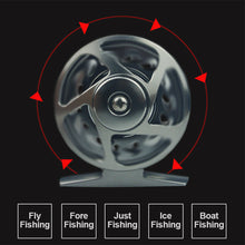 Load image into Gallery viewer, 1PC All Metal Front Wheel Base Removed Modified Live Fish Buckle Release Power Fly Fishing Wheel Rod Modified Fishing Equipment