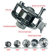 Load image into Gallery viewer, 1PC All Metal Front Wheel Base Removed Modified Live Fish Buckle Release Power Fly Fishing Wheel Rod Modified Fishing Equipment