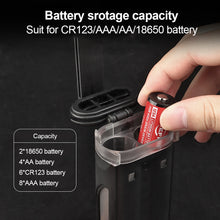 Load image into Gallery viewer, 1PC Multi-Functional Tactical Battery Storage Box Molle Waterproof Dustproof Storage Tank For CR123/AAA Batteries - Double