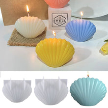 Load image into Gallery viewer, 3D Seashell Candle Mold DIY Silicone Candle Mold Cake Resin Molds 3D Art Wax Candle Making Mould Silicone Handmade Soap Molds