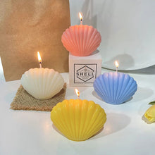 Load image into Gallery viewer, 3D Seashell Candle Mold DIY Silicone Candle Mold Cake Resin Molds 3D Art Wax Candle Making Mould Silicone Handmade Soap Molds