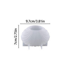 Load image into Gallery viewer, 3D Seashell Candle Mold DIY Silicone Candle Mold Cake Resin Molds 3D Art Wax Candle Making Mould Silicone Handmade Soap Molds