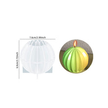 Load image into Gallery viewer, 3D Candle Silicone Mold Polka Dot Cylindrical Lantern Round Ball Mold DIY Resin Mould Home Decor Supplies