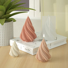 Load image into Gallery viewer, 3D Art Candle Mold DIY Silicone Candle Mold Cake Resin Molds 3D Art Wax Candle Making Mould Silicone Handmade Soap Molds