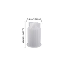 Load image into Gallery viewer, DIY Candle Mold Silicone Candle Mold Cake Resin Molds 3D Art Wax Candle Making Mould Silicone Handmade Soap Molds
