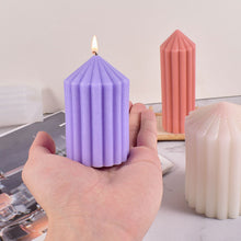 Load image into Gallery viewer, DIY Candle Mold Silicone Candle Mold Cake Resin Molds 3D Art Wax Candle Making Mould Silicone Handmade Soap Molds