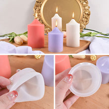 Load image into Gallery viewer, DIY Candle Mold Silicone Candle Mold Cake Resin Molds 3D Art Wax Candle Making Mould Silicone Handmade Soap Molds
