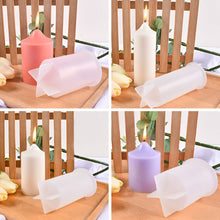 Load image into Gallery viewer, DIY Candle Mold Silicone Candle Mold Cake Resin Molds 3D Art Wax Candle Making Mould Silicone Handmade Soap Molds