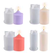 Load image into Gallery viewer, DIY Candle Mold Silicone Candle Mold Cake Resin Molds 3D Art Wax Candle Making Mould Silicone Handmade Soap Molds
