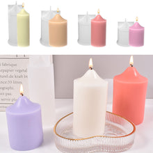 Load image into Gallery viewer, DIY Candle Mold Silicone Candle Mold Cake Resin Molds 3D Art Wax Candle Making Mould Silicone Handmade Soap Molds