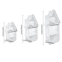 Load image into Gallery viewer, House Resin Mould 3D Hollow Heart House DIY Aromatherapy Gypsum Candle Silicone Mould Handmade Tool Ornaments Mold