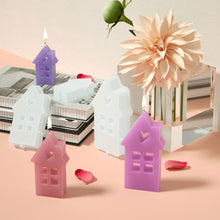 Load image into Gallery viewer, House Resin Mould 3D Hollow Heart House DIY Aromatherapy Gypsum Candle Silicone Mould Handmade Tool Ornaments Mold