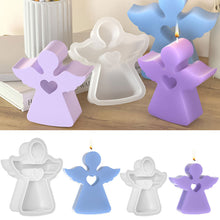Load image into Gallery viewer, DIY Angel Silicone Candle Mold DIY Baby Shower Craft Gifts Soap Plaster Concrete Casting Molds Home Decor Supplies