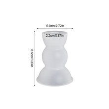 Load image into Gallery viewer, DIY Concrete Round Candle Holder Silicone Mold Geometric Candle Holder Making Resin Plaster Craft Molds Home Decor Supplies