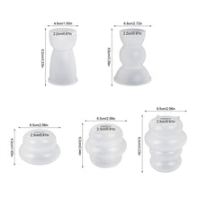 Load image into Gallery viewer, DIY Concrete Round Candle Holder Silicone Mold Geometric Candle Holder Making Resin Plaster Craft Molds Home Decor Supplies