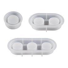 Load image into Gallery viewer, Multiple Holes Candle Holder Silicone Mold Candle Holder Casting Molds Multi-Connected Candlestick Mould Home Table Decorations
