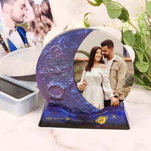 Load image into Gallery viewer, Moon Photo Frame DIY Silicone Mold Resin Casting Molds Base Silicone Epoxy Molds Craft Home Decoration