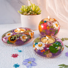 Load image into Gallery viewer, Oval Stone Shape 3D Silicone Mold Epoxy Resin Candle Holder Mould Round Oval Mould Candle Light Table Ornaments Plaster Mold