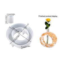 Load image into Gallery viewer, Rectangular Round Hydroponic Gypsum Mould DIY Hydroponics Test Tube Vase Silicone Mold Plant Vase Cement Resin Mold Decor