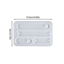 Load image into Gallery viewer, DIY Pendant Bookmark Silicone Mold Leaves Resin Bookmark Epoxy Casting Mould for Jewellry Making Silicone Crafts Molds Decoration