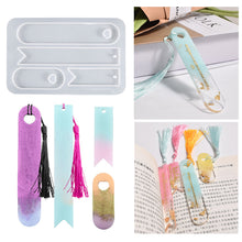 Load image into Gallery viewer, DIY Pendant Bookmark Silicone Mold Leaves Resin Bookmark Epoxy Casting Mould for Jewellry Making Silicone Crafts Molds Decoration