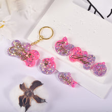 Load image into Gallery viewer, Epoxy Silicone Mould Dog Tag Bone Shaped Keychain Pendant Mold Round Heart Cat Claw Bone Pet Mould DIY