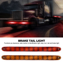 Load image into Gallery viewer, 1PC 11LED 12V Truck Tail Trailer Red LED High Mount Rear Third 3RD Strip Brake Stop Tail Light Lamp Marker Bar Light