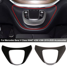 Load image into Gallery viewer, Car Central Control Multimedia Panel Decorative Stickers For Mercedes Benz V Class W447 V250 V260 2015-2020 Accessories
