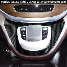 Load image into Gallery viewer, Car Central Control Multimedia Panel Decorative Stickers For Mercedes Benz V Class W447 V250 V260 2015-2020 Accessories