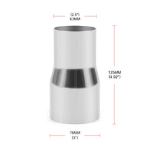 Load image into Gallery viewer, Universal Car Motorcycle Exhaust Straight Pipe Adapter Reducer Stainless Steel Available Muffler Pipeline Welded Pipe Multiple Sizes