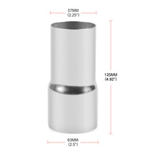 Load image into Gallery viewer, Universal Car Motorcycle Exhaust Straight Pipe Adapter Reducer Stainless Steel Available Muffler Pipeline Welded Pipe Multiple Sizes