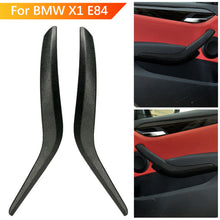 Load image into Gallery viewer, 2Pcs Car Inner Door Panel Handle Cover Interior Door Armrest Pull Trim Cover Beige Black Left Right For BMW X1 E84 2010-2016