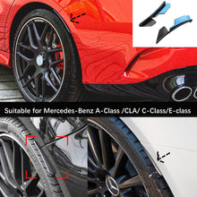 Load image into Gallery viewer, 2Pcs Car Rear Bumper Fender Flares Mud Flaps Splash Guards Arch Wheel Eyebrow Lips For BENZ C117 CLA45 CLA180 CLA200 CLA250 AMG 2013-2019