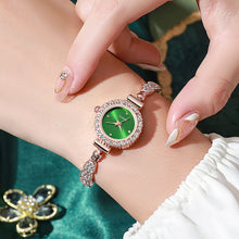Load image into Gallery viewer, Ladies Quartz Watch Rhinestone Women's Watch Small Dial Slender Bracelet Freely Adjustable Accessories Quartz Watch