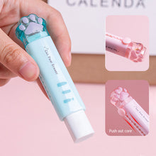 Load image into Gallery viewer, Cute Paw Retractable Eraser Push-Pull Pencil Rubber Stationery For Students Journal Drawing Writing Wiping School Supplies