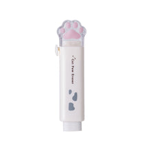 Load image into Gallery viewer, Cute Paw Retractable Eraser Push-Pull Pencil Rubber Stationery For Students Journal Drawing Writing Wiping School Supplies