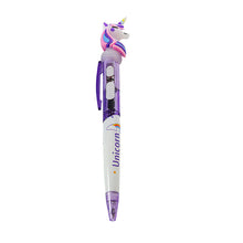 Load image into Gallery viewer, Cute Unicorn Ballpoint Pen with Light 0.5mm Cute Writing Pen Students Office Stationery School Supplies Gift