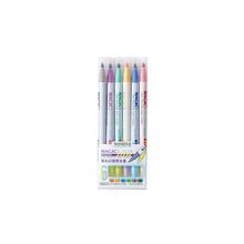 Load image into Gallery viewer, Double-ended Magic Color Changing Highlighter Pen Set Markers for Student Diary Scrapbook Painting Reading Journal Stationery