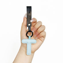 Load image into Gallery viewer, A to Z PU Leather Initial Letter Keychain For Women Fashion Cartoon Candy Color Bag Phone Pendant Car Key Chain Jewelry Gifts