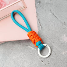 Load image into Gallery viewer, Creative Braided Lanyard Keychain For Phone Case Women Anti Lost Knot Rope Strap Car Key Chains Diy Accessories Fashion Keyring